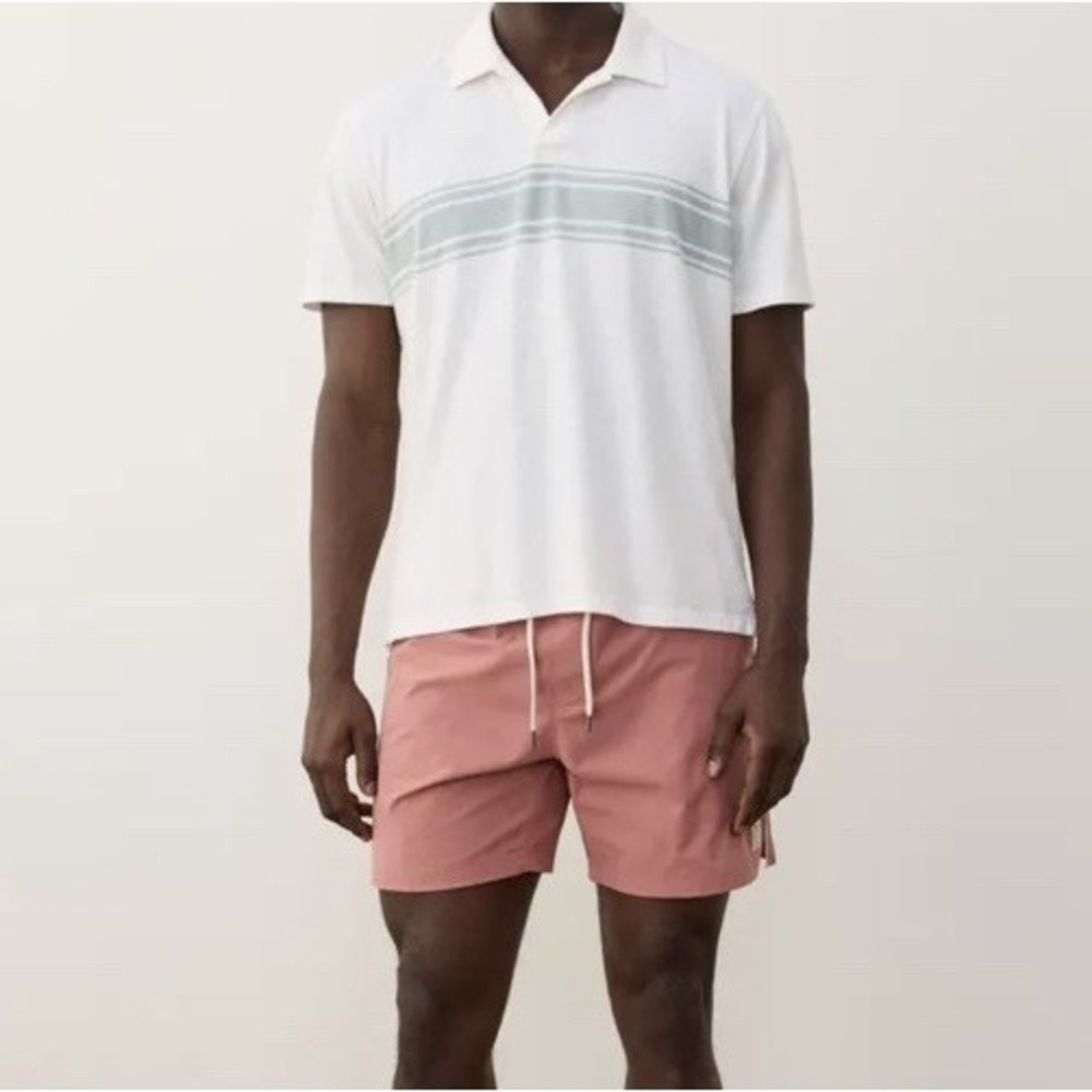 Marine Layer Lined Sport & Swim Shorts Rose Men's XL